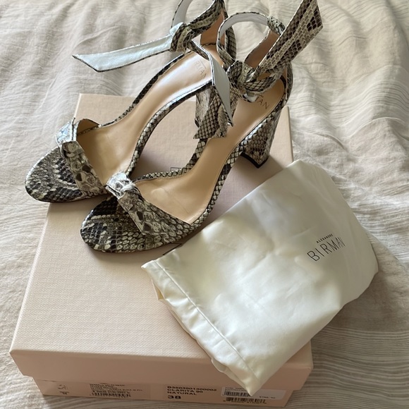 Alexandre Birman Python Clarita Sandals 38 - Picture 4 of 12